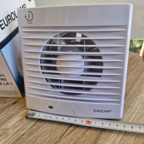 Eurolamp bathroom fan 12W new with timer