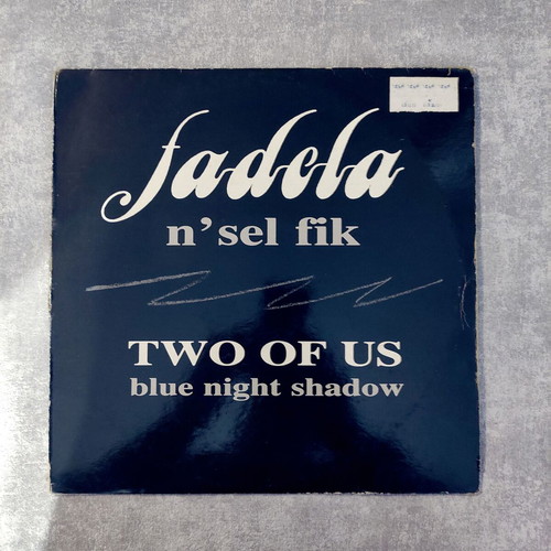 Two Of Us Blue Night Shadow Fadela N'Sel Fik 12'' Vinyl Maxi Single used
