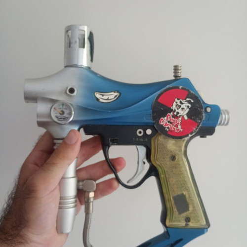 Vintage paintball marker used for parts