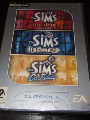 The Sims Hot Date Makin Magic On Holiday PC CD Expansion Pack καινούργιο σφραγισμένο