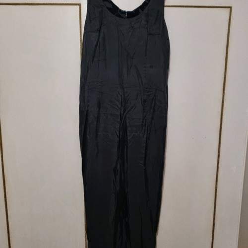 Black Velvet Embossed Dress Bill Cost like new size M