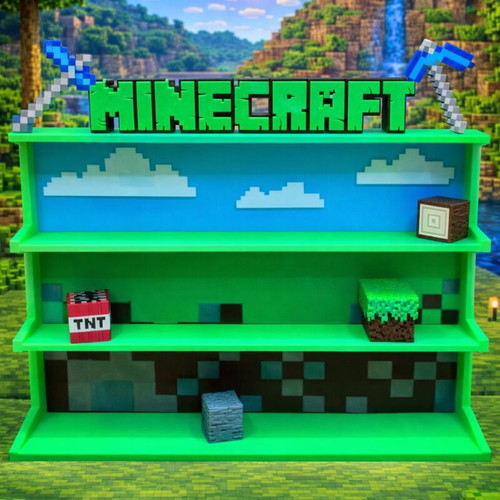 Large Minecraft kinder joy display stand new