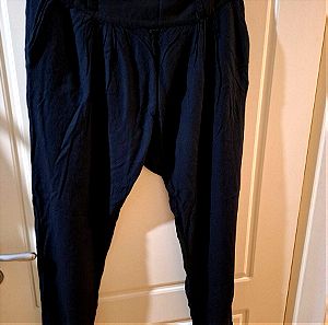 Γυναικειο παντελόνι μαύρο βαμβακερό PINK WOMAN Large
