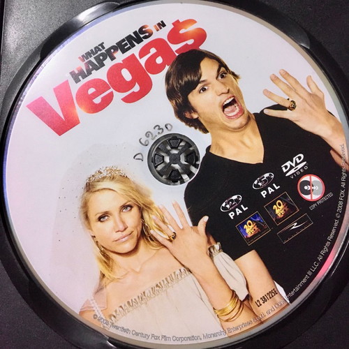 What Happens in Vegas DVD used, comedy adventure, subtitles