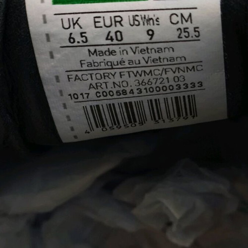 Puma Platform velvet black shoes used size 40