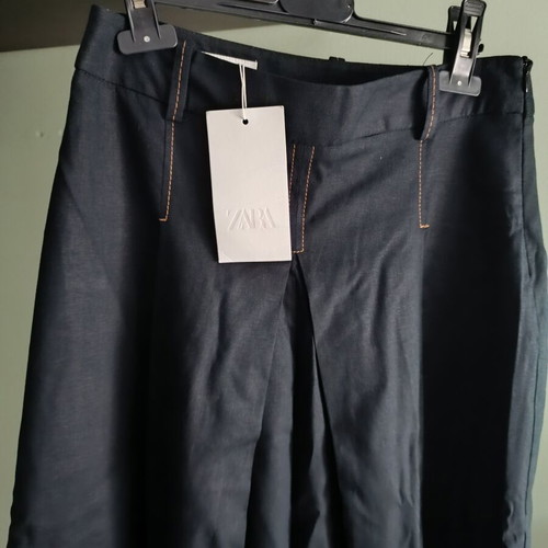 Zara Culotte Pants new, navy blue, size S