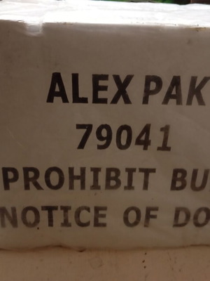 Χρηματοκιβώτιο Alex Pak mod 79041 καινούργιο 27x37x29 εκ.