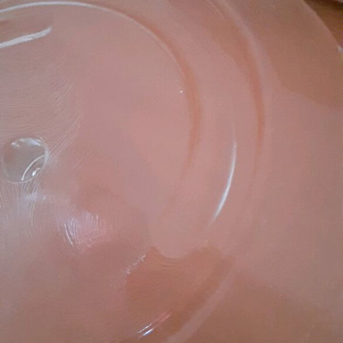 Glass cake stand new, surface 30×30 cm