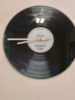 Wall clock NexTime glass 44cm diameter like new