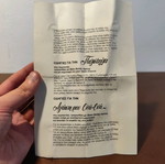 El Greco instructions paper used