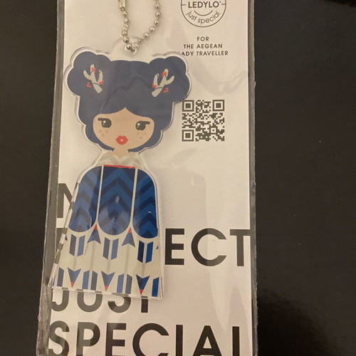 Aegean Airlines Ledylo Key Chain "Artemide" collectible new