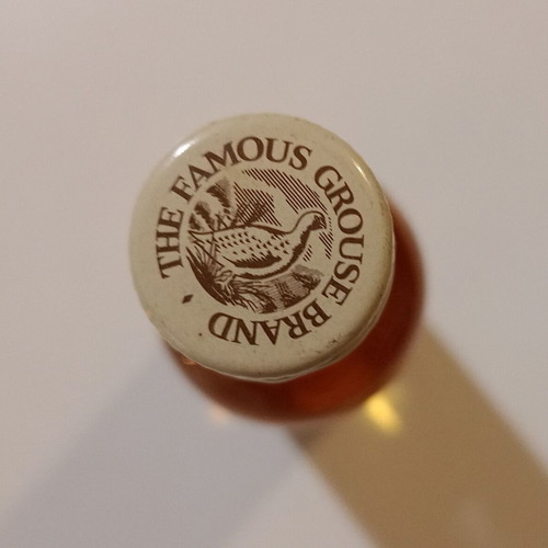 Μπουκάλι Ουίσκι The Famous Grouse μίνι μεταχειρισμένο, γεμάτο και σφραγισμένο
