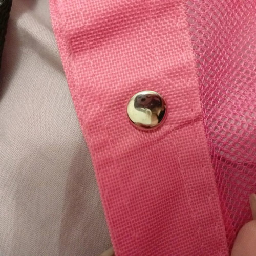 Shoulder beach bag like new with cooler pink