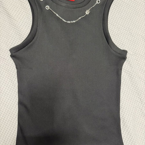 Hugo M sleeveless top like new, black, size M