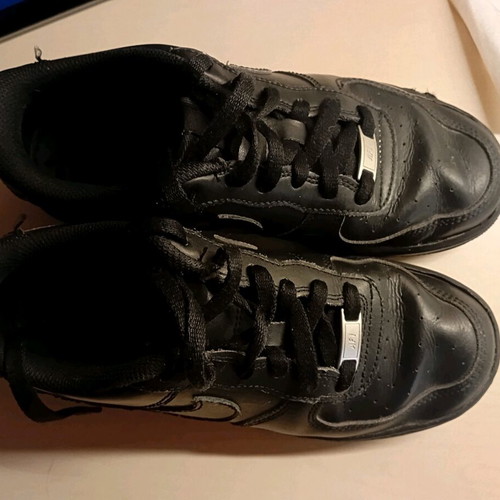 Nike Air Force athletic shoes like new, size 38, black