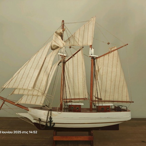 Wooden handmade ship new