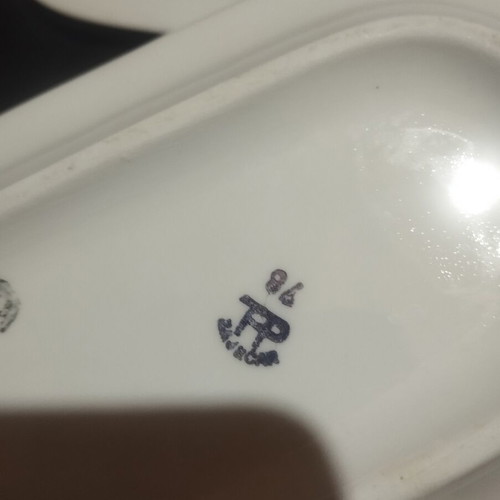 Porcelain ashtrays used, set of 2