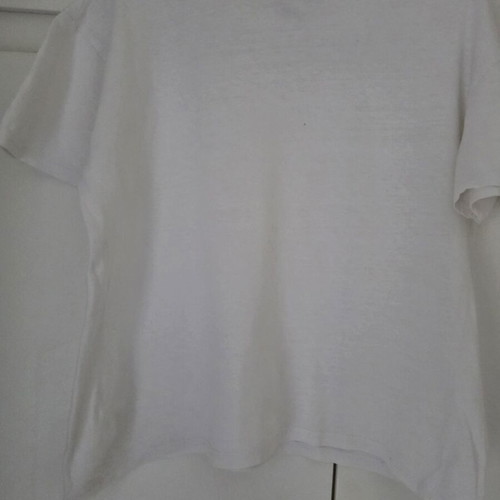 Zara white t-shirt new, small to medium size, round neck