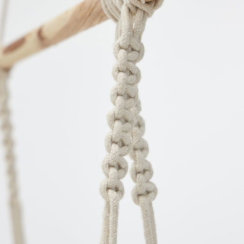 Boho macrame wall shelf, handmade