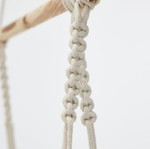 Boho macrame wall shelf, handmade