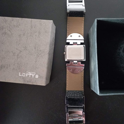 Lofty's Women's Watch with Strass, Black Strap, Like New