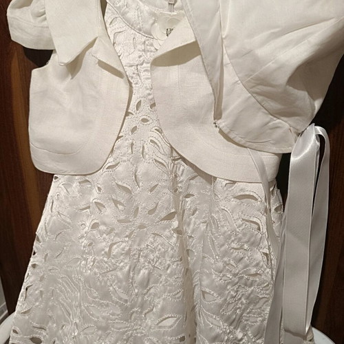 Raxevsky baby dress new with bolero and hat size 18-24 months