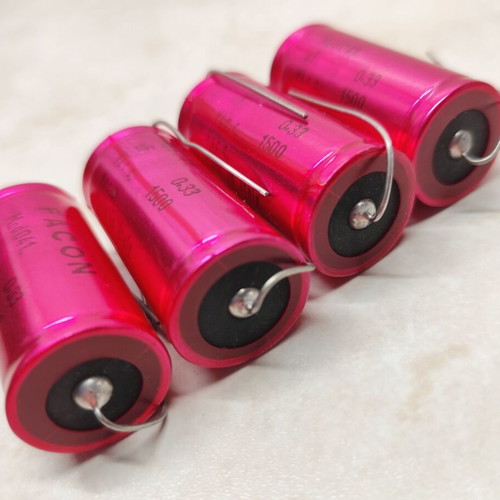Facon Axial Capacitors 330 nF 1500 V Vintage Audio NOS set of 4