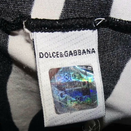 Dolce & Gabbana zebra print top new, black and white, size M