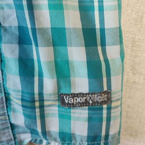 The North Face VaporWick women's hiking shirt size M like new, plaid
