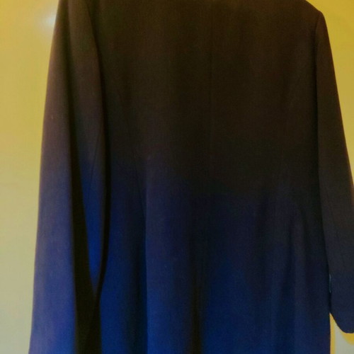Women's navy blue coat used size XL with silver buttons
