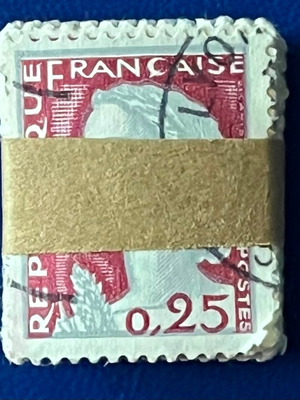 French Marianne stamps bundle, about 40 pieces, like new
