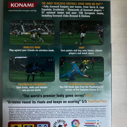 Pro Evolution Soccer 2005 in excellent condition