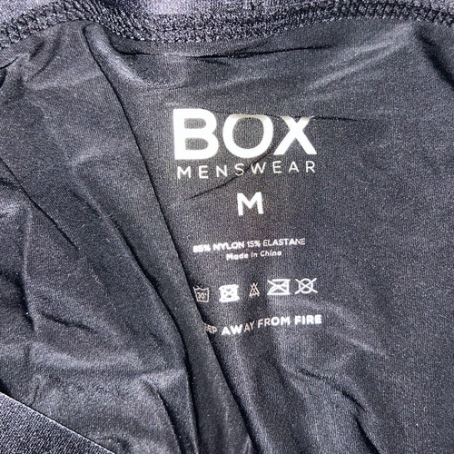 Box Menswear black briefs size Medium new