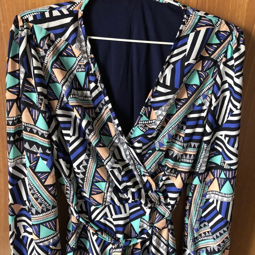 Long dress xxl new, colorful, polyester