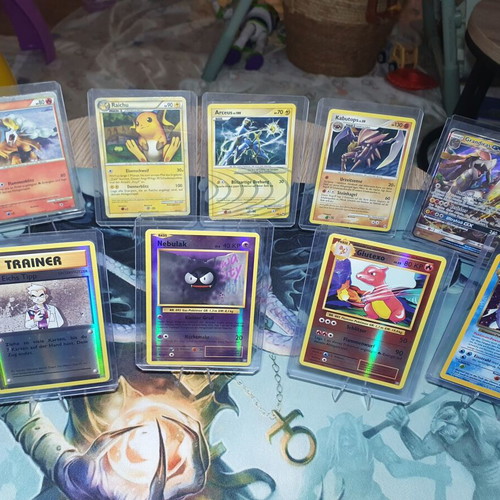 Pokemon cards used, German lot