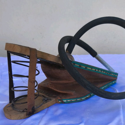 Old wooden bellows like new