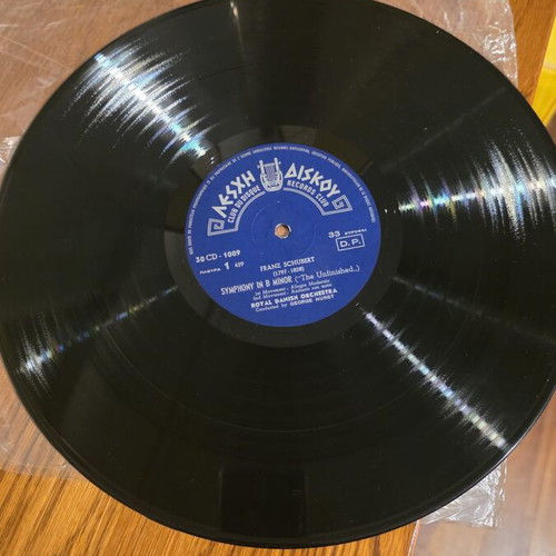 Franz Schubert Symphony vinyl record used, classical