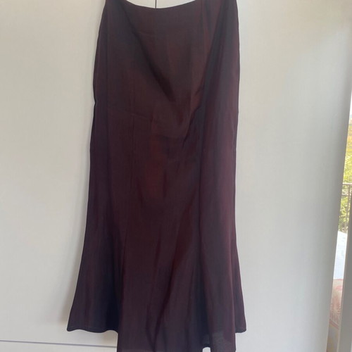 Burgundy 3-Piece Set Jacket Top and Long Skirt Like New