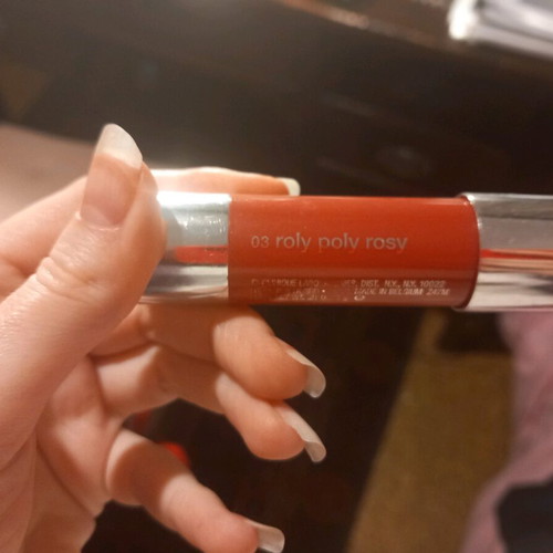 Clinique stick blush used, shade Roly poly rosy