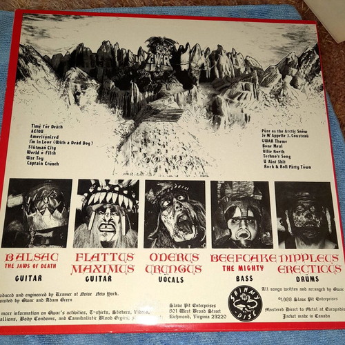 Gwar Hell-O! LP used, metal