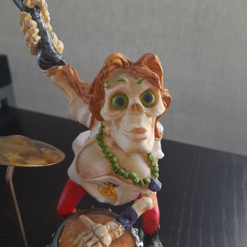 Drummer skeleton new, height 21cm