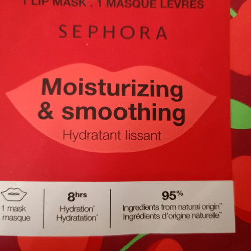 Sephora Bio-Cellulose Lip Mask with Cherry and Aloe new