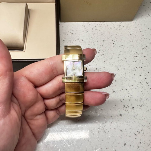 Burberry Vintage ladies watch like new with mother of pearl and diamonds
