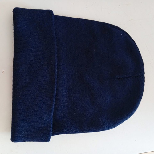 Acrylic hat deep blue like new, one size