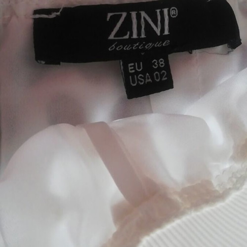 Zini skirt below the knee like new, white, size M 38 10