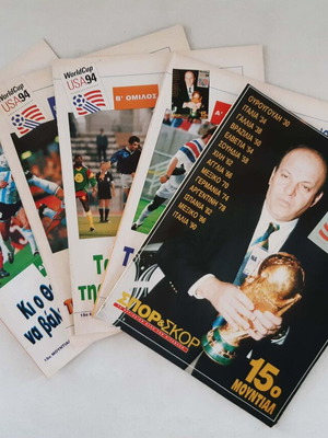 Sport and Score World Cup USA '94 magazines used, set of 5