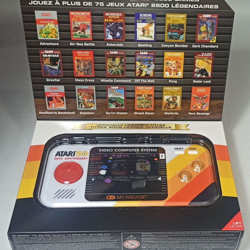My Arcade Atari Pocket Player Pro new portable game system with 100 games