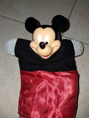 Mickey and Friends Puppet Figures like new, set of 4