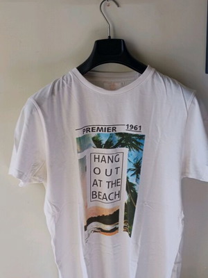 Premier vintage men's t-shirt size M like new, white