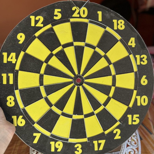 Dartboard used, classic for home and professional fun